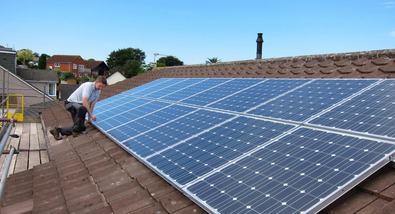 Allied Electrical installing solar panels