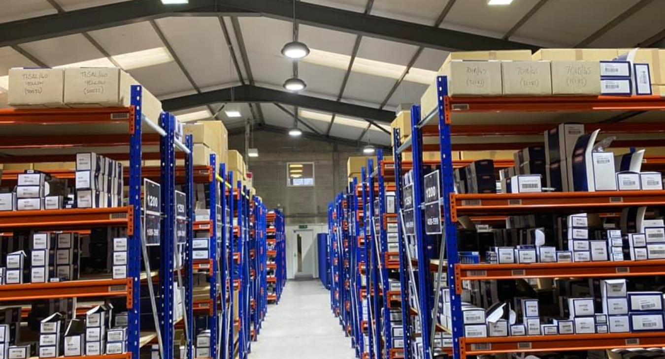 Allied Electrical Bristol Commercial Lighting Installation - high bay lighting in warehouse